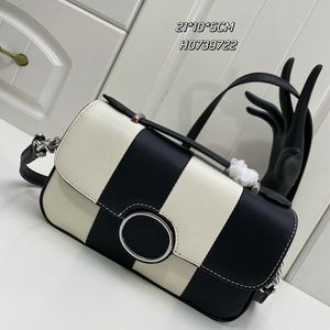 Flap Crossbody Bag Cowhide Handbags Fashion Shoulder Bags Silver Hardware Letter Magnetic Buckle Clutch Bag Cell Phone Pocket Removable Leather Strap Purse Wallet