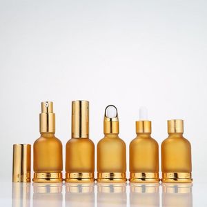 30 ml Glas ätherisches Öl Flaschen Fläschchen Kosmetik Serum Verpackung Lotion Pumpe Zerstäuber Sprühflasche Tropfflasche Schnelle Lieferung F2550 MPSXS