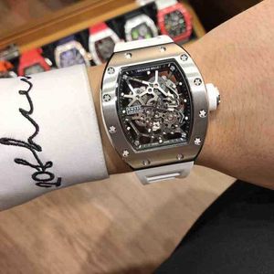Mens Richamill Watch Designer смотрит на движение автоматическое роскошное роскошные мужские механические часы RMS055 Полностью автоматический ход