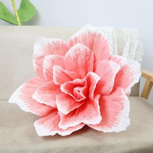 Dekorative Blumen 1P Riesenblütenkopf PE-Schaum Magnolie künstlich für Zuhause Hochzeit Party Hintergrund Dekoration Kranz Zweig Festival Dekor