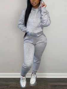 Kadınlar İki Parçalı Pantolon LW Autumn Kadın Egzersiz Takımları Kapşonlu Kanguru Cep Çizme Terzini Set Sportif Hoodie Taytlar Eşleşiyor