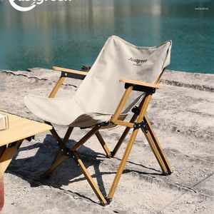 Camp Furniture Folding Patio Garden Lounge Chair Outdoor Beach Portable Camping Chairs Ultralight Chaise De Jardin WK50GC