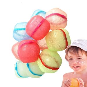 Balão Balões de água recarregáveis autovedantes 8 peças Bolas magnéticas de enchimento rápido Brinquedos de piscina para o verão Engraçado em praias de quintal e 230704