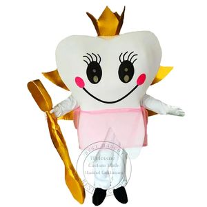 Super Cute Adult Cartoon Tooth queen Mascot Costume theme fancy dress Carnival performance apparel