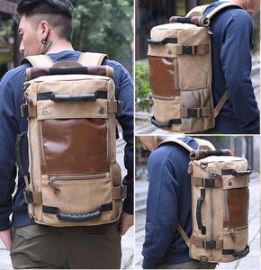 Plecak stylowa torba podróżna o dużej pojemności męska torba na ramię na komputer z plecakiem męskie funkcjonalne uniwersalne torby
