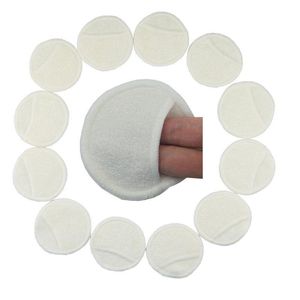 Bambu Bomull Mjuk Återanvändbar Hudvård Ansiktsservetter Tvättbara Djuprengörande Kosmetika Verktyg Rund Makeup Remover Pad F3210 Owssk