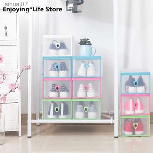 Multifunction Home Various Drawers Moisture-proof Shoe Storage Boxes Shorts Protect Cover Flip Flop High Heels Organizer Product L230705