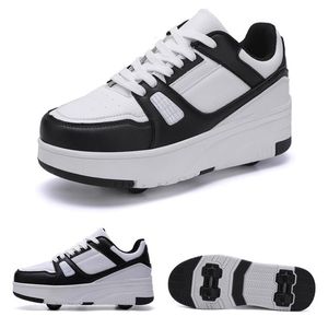 Trampki MODX moda dziecięca Casual zabawki sportowe gry prezentowe chłopcy 4 koła trampki dziewczęce buty ultralekkie Rollerskate 230705