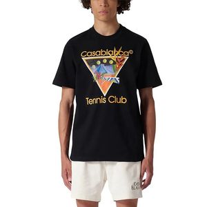 T-shirts pour hommes Été casablanca Tennis Club Court monogramme Imprimer Lâche Tout Manches courtes marque CASA coton Top T-shirt 230704