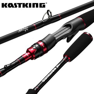Varas de pesca para barco KastKing Max Steel Rod Carbon Spinning Casting Fishing Rod com 1.80m 2.13m 2.28m 2.4m Baitcasting Rod para Bass Pike Fishing 230704