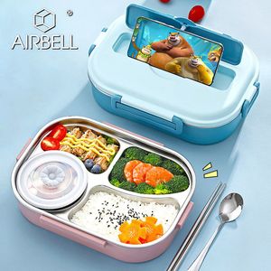 Kawaii 304 Stainless Steel bento lunch box amazon for Kids and Adults - Portable Thermal Bag for Food Storage, Picnic, and Cutlery