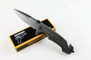 En kaliteli kahverengi FA18 taktik katlanır bıçak çelik kolu hayatta kalma cep katlanır bıçak bıçak bıçak orijinal kutu