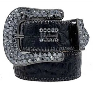 Cintos 2022 BB Designer Belt Simon Belts For Men Mulheres Belt Black Black em Black Branco Branco Multicolor com Bling Rhinestones como Presente 3333