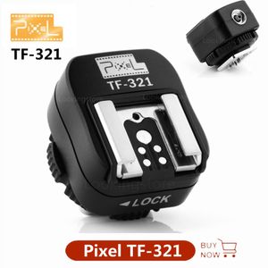 Lampeggia pixel tf321 ttl flash hot shoes hotshoe converter per canone 580ex 550ex 600d 700d 70d 60d 60d 550d fotocamera 5d e flashgun