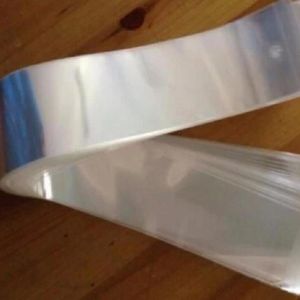 Sacchetti 100pcs lunghi ribellabili sacche di plastica trasparente estensioni per capelli imballaggio keader sospeso aderente trasparente lungo