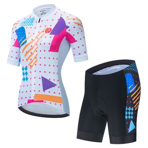 Cycling Jersey Sets 2023 Women s Set Summer Ladies Clothing Girl s Bicycle Bib Shorts Bike Clothes MTB Pants Suit Sport Wear 230705