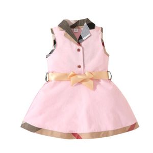 Abbigliamento per bambini estivi per bambina vestiti per bambini vestito da neonato vestito da principessa senza maniche per bambini