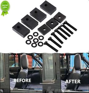 Novo kit de reclinação do assento traseiro para jeep wrangler jk jl4 porta 2007-2019 2020 2021 delrin montagem parafusos arruelas conjunto suv peças de reposição do banco traseiro