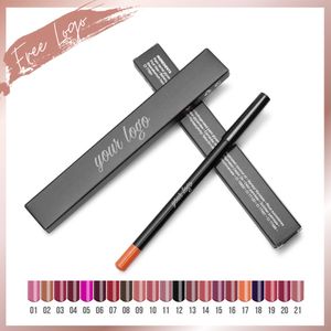 Läpppennor Private Label Make up Grossist Lip Liner Hög kvalitet Custom Make Your Own Brand Cometics Label Makeup Lipliner Waterproof 230705