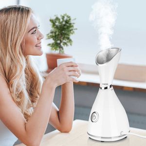 Facial Steamer Nano Set Umidificador Iônico Cravos Limpeza Profunda Sauna Limpador Facial Pulverizador Facial Poros Reduz Máquina 230705