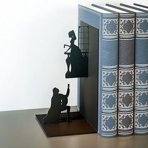 Dekorative Objekte, Figuren, Eisenfigur, Buchstützen, Lesebuchstütze, Retro-rutschfeste Enden, Stopper für Regale, Heimbüro, Tisch, Desktop-Dekoration, 230705