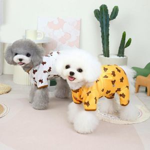 Dog Apparel Lovely Jumpsuit Comfortable Keep Warm Wrap Belly Four Leggings Puppy Clothe