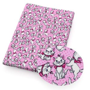 Stitch Marie Cat 50*145 cm polyester bomullstyg Syning quiltning tygtätverk material DIY handgjorda