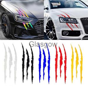 Adesivos de carro Adesivo de carro Monster Claw Riscado Stripe Marcador Monster Claw Riscado Stripe Farol Decalque Adesivo de carro Acessórios para carro x0705