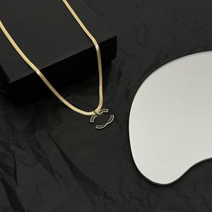 ファッション女性ネックレスデザイナーブランドダブルレターペンダントシンプルな 18 18k ゴールドメッキ Crysatl Newklace ウェディングパーティー Jewerlry アクセサリー