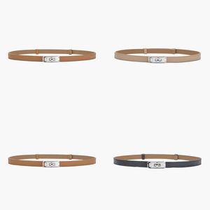 Коричневые ремни для женщин Cinturon Designer Man Belt Classical Fashion Daliy одежда одетые украшения мягкая апельсиновая кожа Cintura Multi Color Simple Elegant GA09