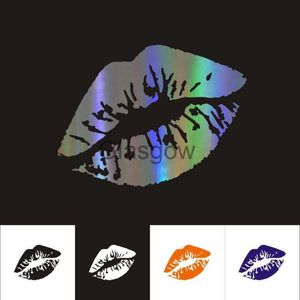 Car Stickers Car Stickers 1075CM Kiss Lips Car Motorcycles Decoration Reflective Waterproof BUY 2 SAVE HALF Car styling Custom Sticker x0705