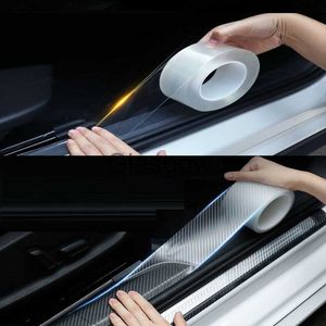 Car Stickers Auto Protector Film Car Stickers Door Edge Protector Anti Scratch Transparent Film Protection Universal Car Door Sill Sticker x0705