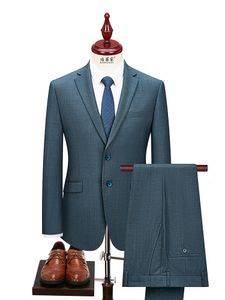 Męskie garnitury Blazery niestandardowe grabiorzy wzorzec strój Tuxedos Szal Lapel Mężczyzna Wedding Man SA076999 230705