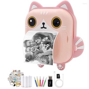 Retail Instant Print Camera For Kids Zero Ink With Paper Selfie Video Digital HD 1080P