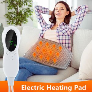 Back Massager Physiotherapy Heating Pad Electric Blanket Compress Keep Warm Relief Body Pain With Remote Control Support Machine Washable 230704