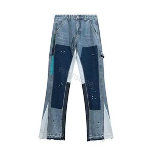 Dept pant Jeans da uomo Pantaloni Dept da uomo Galleryes Pantaloni sportivi Maculati Lettera Stampa cotone Coppia da donna Sciolto Versatile Casual Pantaloni tecnici dritti S-XL