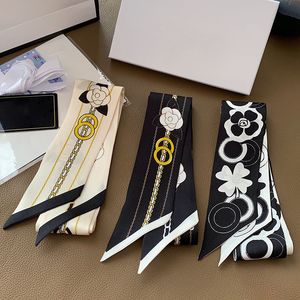 Designerskie krawaty mody jedwabne Twilly na torby długie wstążki