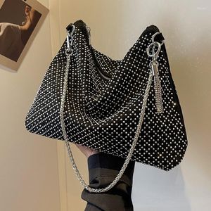 Evening Bags Brand Designer Suede Plaid Quilted Women's Shoulder Bag Casual Chain Diamond Crossbody Large Ccapacity Hobos Handbag
