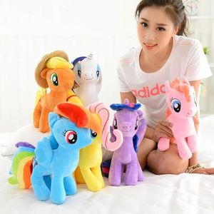 20cm Fashion Blue Little Horse Plush Toy Soft PP Cotton Plush Toys Kids Festival Gift