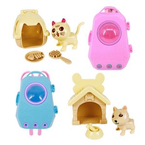 Kawaii Itens Cute Pet Dogs Cat Miniature Doll Accessories Frete Grátis Coisa Para Barbie DIY Girl Birthday Christmas Gifts