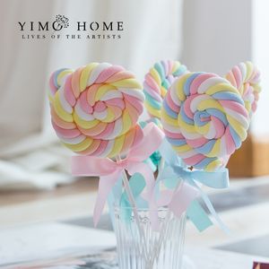 Other Event Party Supplies Large fake candy props Simulation Marshmallow Lollipop fake candy children pography props dessert table bedroom decoration 230704