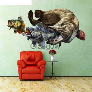 Araba Stickers Awesome Fish Art Araba Dekorasyon Araç Çıkartma Dodge Çıkartmaları Yol Bisikletleri Windows Wall Pvc Çıkartma X0705