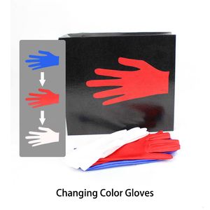 Novelty Games Gloves Color be Changed Magic Tricks Stage Trick by Rossy Pocket Version Gimmick for Magician Professional 230705