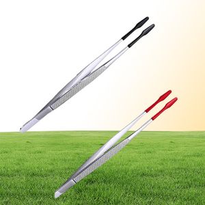 Eyebrow Tools Stencils 2 Pieces Of Rubber Tip Tweezers PVC Silicone Precision Laboratory Industrial Hobby Craft Tool1664163