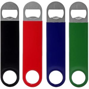 Bartender Bottle Opener Beer Bottle Openers Speed Openers Rubber Coated Stainless Steel 7 inch Wholesale