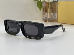 Novo design de moda óculos de sol retangulares 40101 armação de acetato simples e estilo avant-garde óculos de proteção UV400 ao ar livre high-end