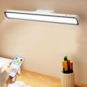 Tischlampen Led USB Aufladbare Licht Nacht Lampada Para Leer Libro Lampe Lesen Stufenlose Dimmen Lampka Nocna Lampe De Bureau