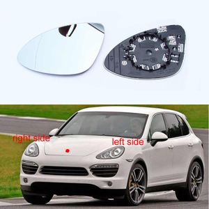 Per Porsche Cayenne 2011 2012 2013 2014 2015 2016 Accessori per auto Lenti riflettenti per retrovisore Lente per specchietto laterale in vetro con riscaldamento