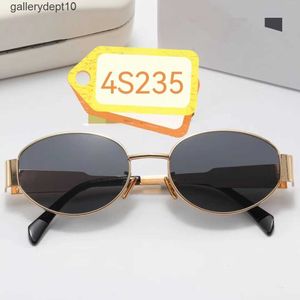 Arc de Triomphe Same Style Light Luxury Metal Circular Small Frame Polarized Sunglasses Women's Anti glare Fashion Style