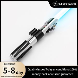 Other Toys TXQ Anakin EP2 Lightsaber SABER Combat SNV4 RGB PROFFIE Jedi Smooth Swing Metal Force TOYS Laser Light Skywalke Gift Cosplay 230704